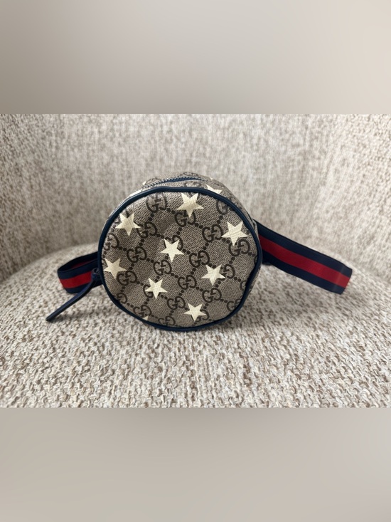 Gucci Handbags - Gucci Mini Round GG Supreme Star Belt Bag / Pouch